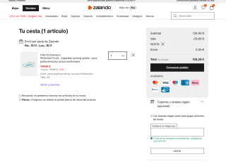 Zapatillas Nike Pegasus Plus Hombre por solo 105,26€