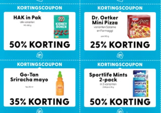 Diverse Kortingscoupons Allerhande september t/m December