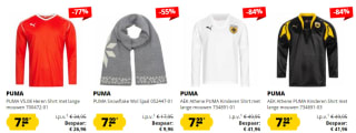 Sport-Korting sale met tot 84% korting op alles van Puma