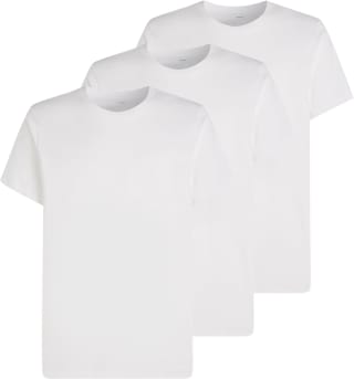 3-pack Calvin Klein witte T-shirts voor €18,95