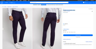Pantalón cinco bolsillos violeta por solo $22.495
