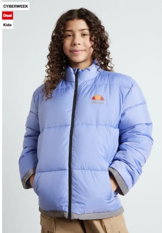 Ellese purple kids winterjas voor €23,95 bij Zalando