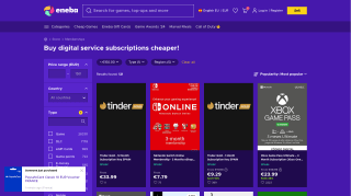 Descuento 13% Subscripciones en Eneba