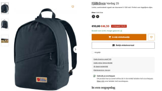 Fjällräven Vardag 25 dark blue rugzak voor €46,50 bij AS Adventure