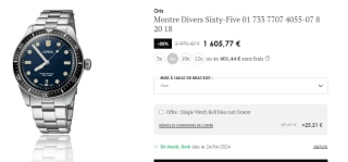 Reloj Oris Montre Divers Sixty-Five por 1.605,77€