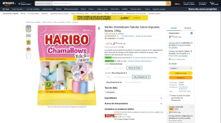 Haribo Chamallows Tubular Colors por 4,38€ (3 Paquetes)