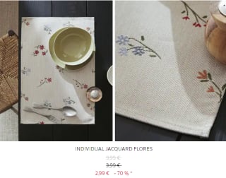 Descuentos hasta el 75% en Zara Home