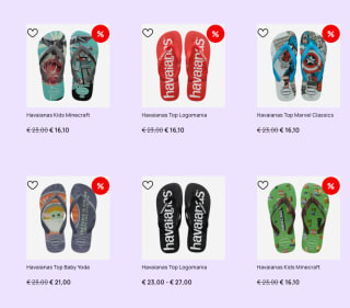 Havaianas slipper voor €9,35 dmv code