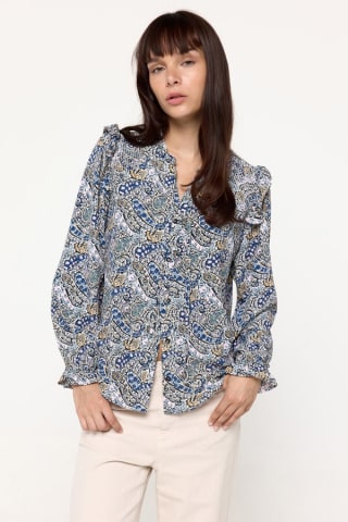 Blusa Fluida Volantes para Mujer Milano por 6.39€