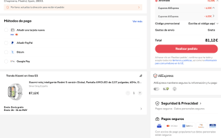 Xiaomi Redmi Watch 5 Global AMOLED 2,07" GPS llamadas Bluetooth 24 días de batería por 81,12€