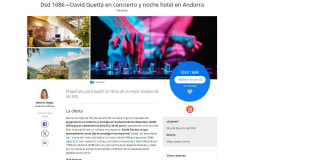 David Guetta en concierto y noche hotel en Andorra desde 168€ para dos