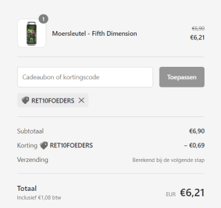 Foeders kortingscode voor 10% korting op je bestelling