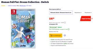 Human Fall Flat - Dream Collection voor €19,99 bij Bol