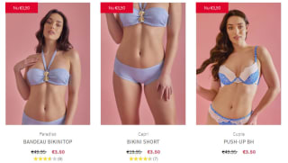 Alle sample sale items voor €3,50 bij Sapph