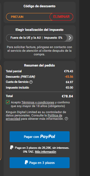 Saldo Xbox de 100€ por tan solo 78,84€