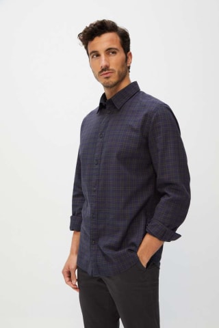 Camisa de hombre cuadros a solo 11,99€