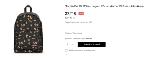 Mochila Eastpak Out Of Office por 27.99€