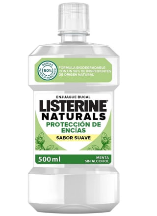 Enjuague Listerine Bucal 500 ml NATURALS a solo 4,03€