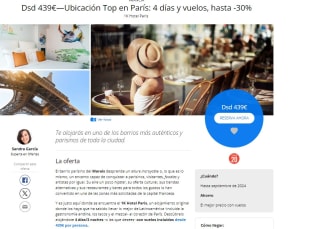 Estancia a París 4 días y vuelos desde 439€