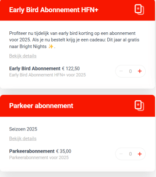Eurly bird Walibi pass voor €95