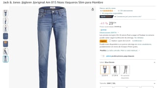 Pantalones vaqueros Jack & Jones Jjiglenn hombre por 19,98€