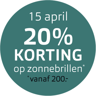 20% korting op zonnebrillen bij Pearle Studio