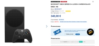 Consola Xbox Serie S de 1TB por 300€ y la Serie X 1TB por 468,99€