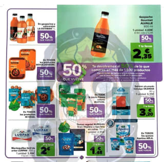50% Que vuelve end Carrefour Folleto de Agosto hasta el 26 de agosto