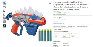 Lanzador de dardos Nerf DinoSquad Stegosmash por 6,67€