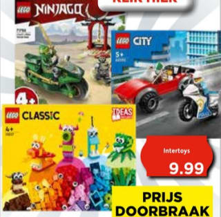 Diverse LEGO dozen voor €6,99 bij Vomar