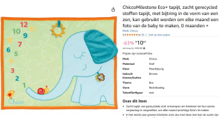 Chicco ECO+ Picture Milestone Speelkleed voor €10,45 met Amazon Prime