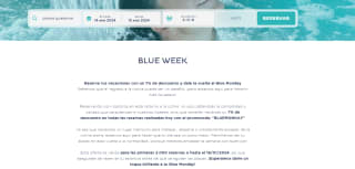 Reserva tus vacaciones con un 7% de descuento y dale la vuelta al Blue Monday