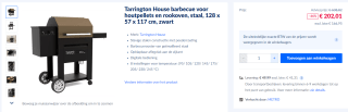 Tarrington House houtpellet barbecue voor €202,01 bij Makro