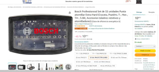 Bosch Professionnal Set de 32 unidades por 10.88€