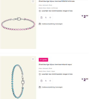 2+1 gratis op bijna alles bij Lucardi