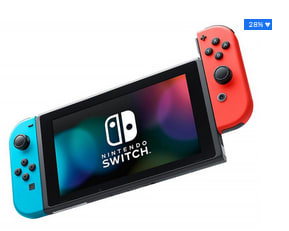 Consola Switch Azul/Roja Neon Ed. 2019 por 238€