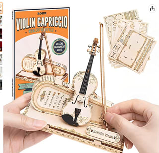 Puzzle 3D Madera Violín por sólo 5,58€