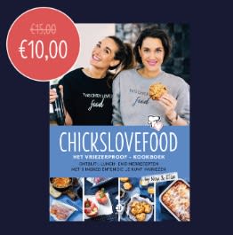 Het Vriezerproof-kookboek voor €10 bij Chickslovefood