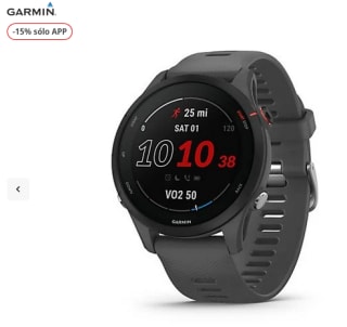 Garmin Forerunner 255 Pantalla 1.3" Garmin Pay Bluetooth Autonomía 14 días 30h modo GPS por solo 190,40€
