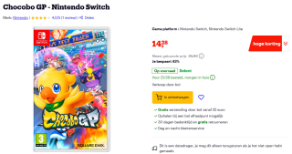 Chocobo GP voor €14,28 bij Bol.