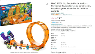 Set Lego City Stuntz Rizo Acrobático: Chimpancé Devastador por 19,99