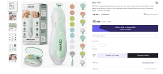 Lima de uñas para bebé marca Deyvan por 9€