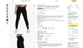 Leggings Puma ESS Logo Mujer por 9,99€