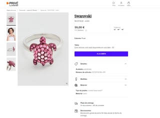 Swarovski MUSTIQUE - Anillo