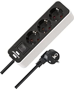 Brennenstuhl 3-voudige stekkerdoos met schakelaar voor €3,99 bij Amazon