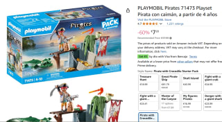 Playmobil Piraat met alligator (71473) voor €7,20 bij Amazon