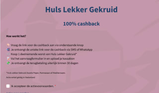 Probeer Huls Lekker Gekruid gratis na cashback
