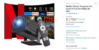 Proyector Netflix Oficial FHD 1080p por $1,797 | Descuento Mercado Libre