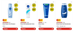 2 de Nivea product voor €1 en gratis kerstbal bij Kruidvat