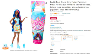 Barbie Pop! Reveal Serie Frutas Ponche de frutas por 18,71€